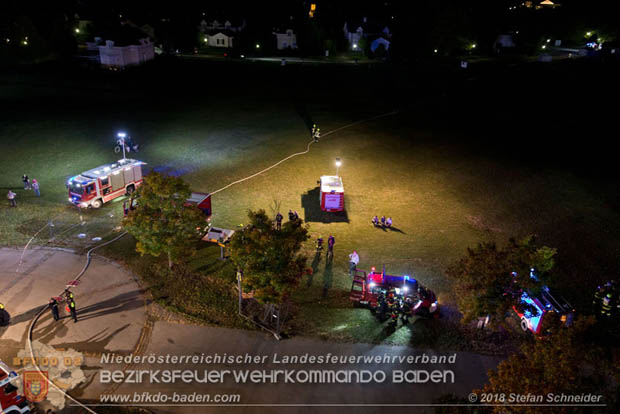 20181012 Realistische Brandeinsatzbung in Oberwaltersdorf  Foto:  Stefan Schneider