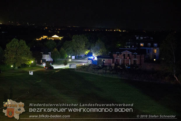 20181012 Realistische Brandeinsatzbung in Oberwaltersdorf  Foto:  Stefan Schneider