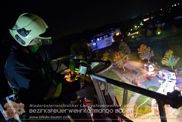 20181012 Realistische Brandeinsatzbung in Oberwaltersdorf  Foto:  Stefan Schneider