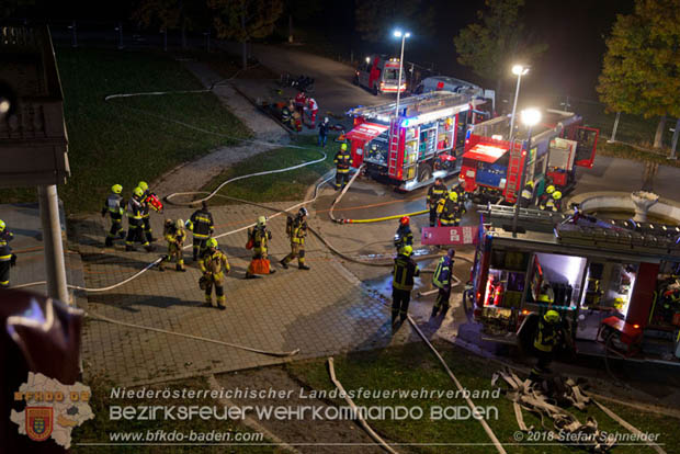 20181012 Realistische Brandeinsatzbung in Oberwaltersdorf  Foto:  Stefan Schneider