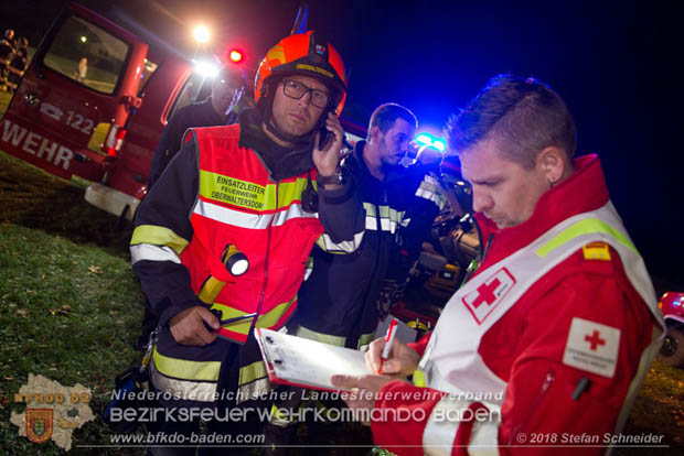 20181012 Realistische Brandeinsatzbung in Oberwaltersdorf  Foto:  Stefan Schneider