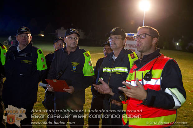 20181012 Realistische Brandeinsatzbung in Oberwaltersdorf  Foto:  Stefan Schneider