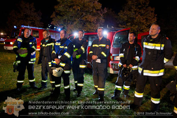 20181012 Realistische Brandeinsatzbung in Oberwaltersdorf  Foto:  Stefan Schneider