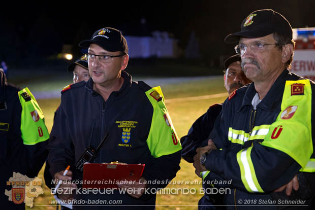 20181012 Realistische Brandeinsatzbung in Oberwaltersdorf  Foto:  Stefan Schneider