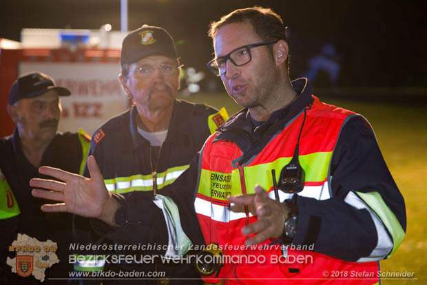 20181012 Realistische Brandeinsatzbung in Oberwaltersdorf  Foto:  Stefan Schneider