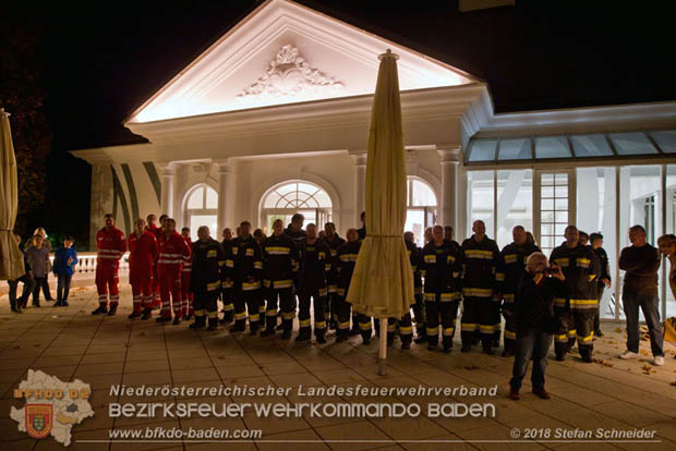 20181012 Realistische Brandeinsatzbung in Oberwaltersdorf  Foto:  Stefan Schneider