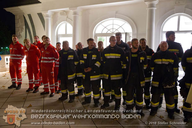 20181012 Realistische Brandeinsatzbung in Oberwaltersdorf  Foto:  Stefan Schneider