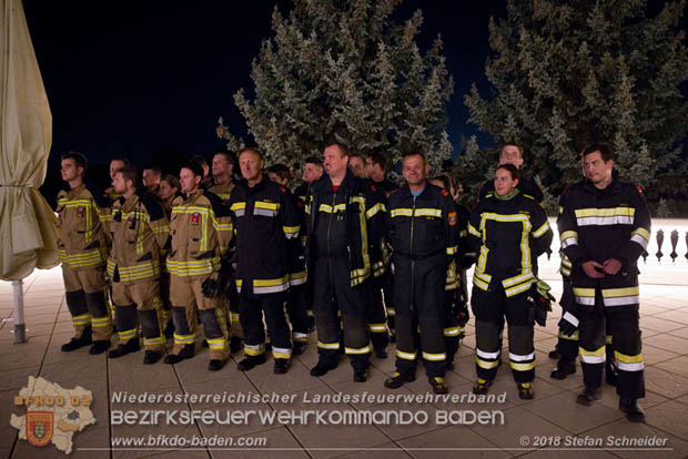 20181012 Realistische Brandeinsatzbung in Oberwaltersdorf  Foto:  Stefan Schneider