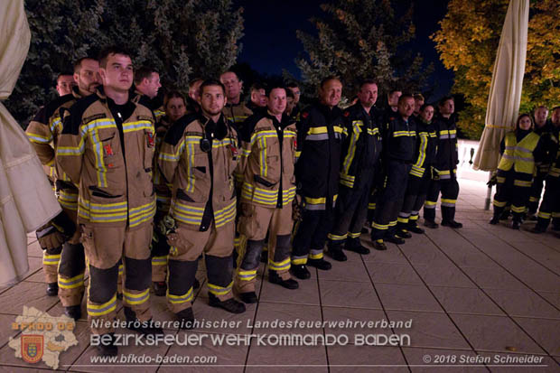 20181012 Realistische Brandeinsatzbung in Oberwaltersdorf  Foto:  Stefan Schneider