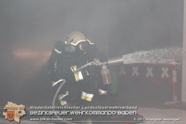 20181012 Brandeinsatzübung in einer Günselsdorfer Tiefgarage  Foto: SB ÖA Christopher Neumayer