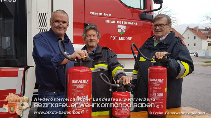 Freiwillige Feuerwehr Pottendorf ist ab sofort für Lithium-Ionen Brände gerüstet