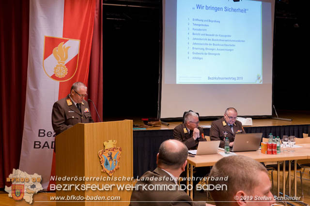 Bezirksfeuerwehrtag 2018 in Berndorf  Foto: Stefan Schneider BFK Baden