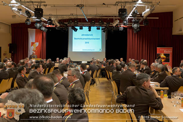 Bezirksfeuerwehrtag 2018 in Berndorf  Foto: Stefan Schneider BFK Baden