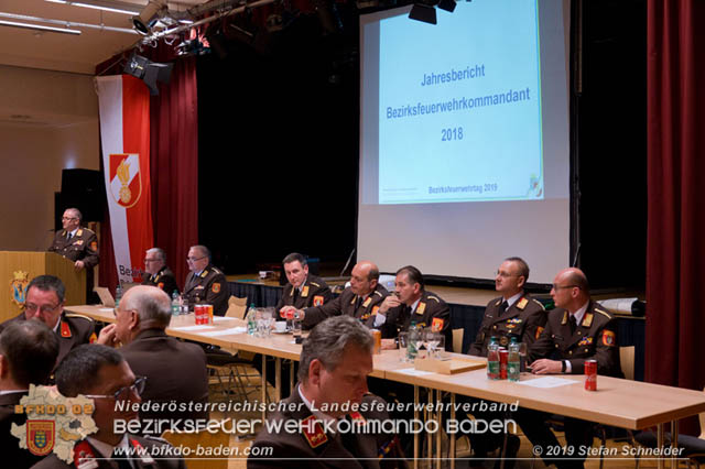 Bezirksfeuerwehrtag 2018 in Berndorf  Foto: Stefan Schneider BFK Baden