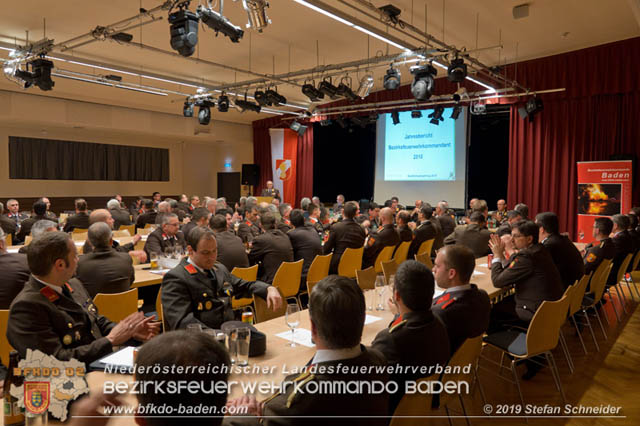 Bezirksfeuerwehrtag 2018 in Berndorf  Foto: Stefan Schneider BFK Baden