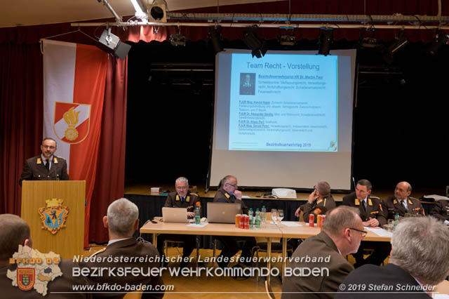 Bezirksfeuerwehrtag 2018 in Berndorf  Foto: Stefan Schneider BFK Baden