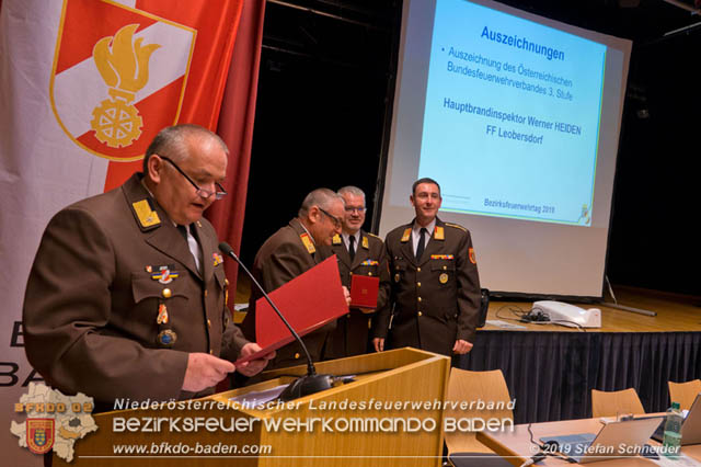 Bezirksfeuerwehrtag 2018 in Berndorf  Foto: Stefan Schneider BFK Baden