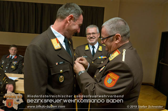 Bezirksfeuerwehrtag 2018 in Berndorf  Foto: Stefan Schneider BFK Baden