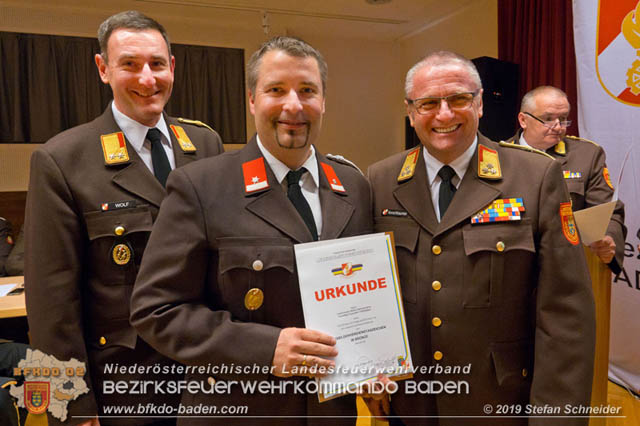 Bezirksfeuerwehrtag 2018 in Berndorf  Foto: Stefan Schneider BFK Baden