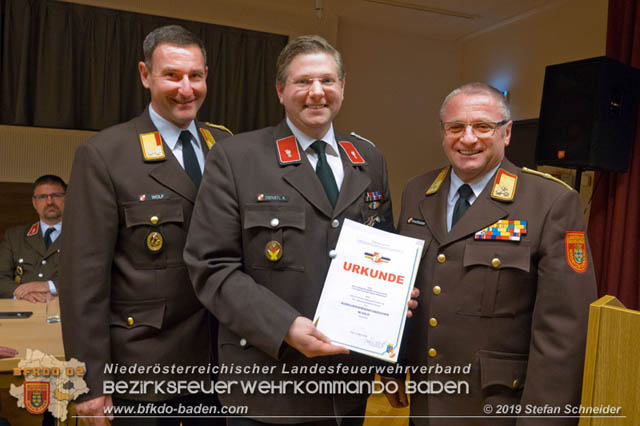 Bezirksfeuerwehrtag 2018 in Berndorf  Foto: Stefan Schneider BFK Baden