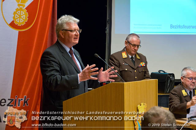 Bezirksfeuerwehrtag 2018 in Berndorf  Foto: Stefan Schneider BFK Baden