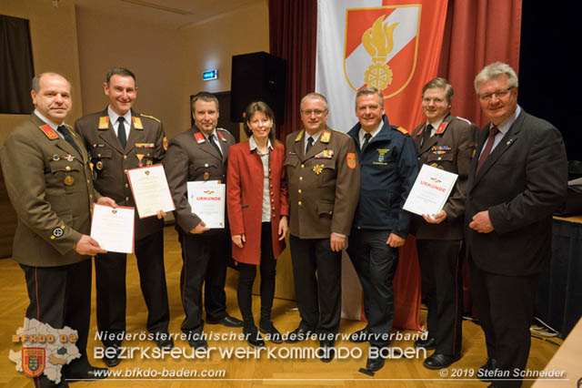 Bezirksfeuerwehrtag 2018 in Berndorf  Foto: Stefan Schneider BFK Baden