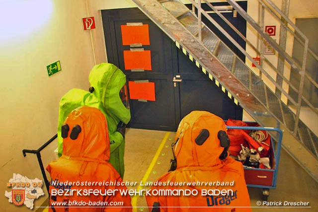 20190330 Pilotseminar "Fortbildung Chemieschutzanzug-Trger" des BFKDO Baden bei der BTF Industriepark Schwechat  Foto: Patrick Drescher