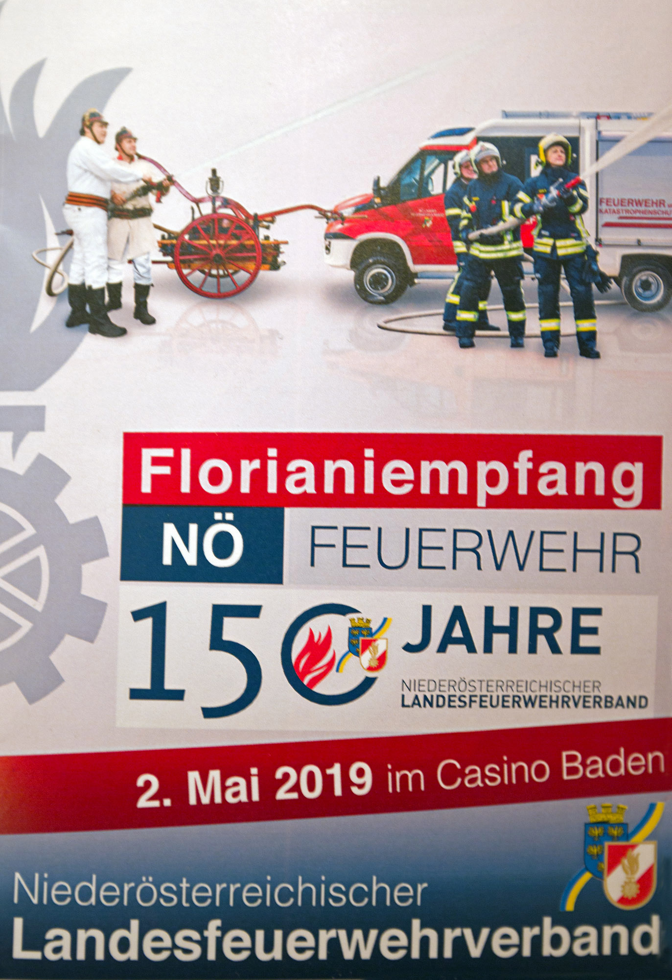 20190502 Florianiempfang im Casino Baden - 150 Jahre N LFV  Foto:  Ing. Matthias Fischer LFKDO N