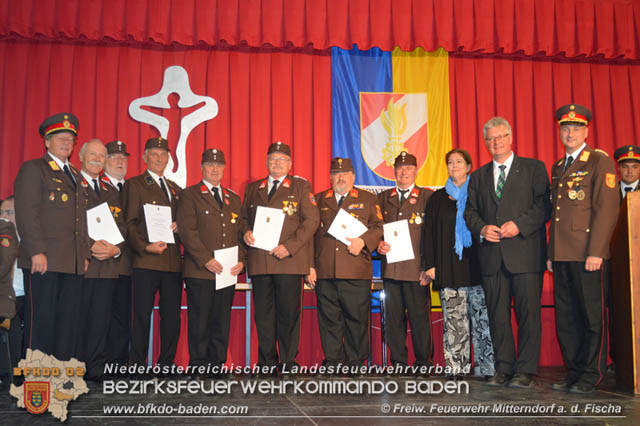 20190526 Verdiente Feuerwehrmitglieder des Abschnitt Ebreichsdorf am Abschnittsfeuerwehrtag in Mitterndorf geehrt  Foto: FF Mitterndorf/AFKDO Ebreichsdorf