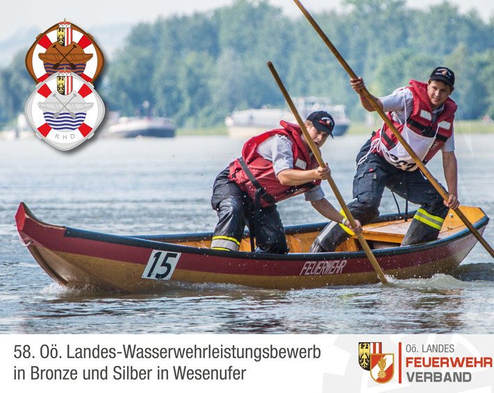 58 Oö. Landes-Wasserleistungsbewerb in Bronze und Silber in Wesenufer Quelle: © OÖ LFV 58 Oö. Landes-Wasserleistungsbewerb in Bronze und Silber in Wesenufer Quelle: © OÖ LFV