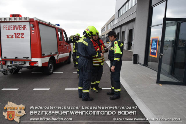 20191012 Abschnittsbung bei der Firma Hofer KG in Trumau  Foto: ASB Rene Weiner AFKDO Ebreichsdorf