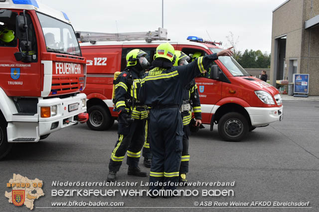 20191012 Abschnittsbung bei der Firma Hofer KG in Trumau  Foto: ASB Rene Weiner AFKDO Ebreichsdorf