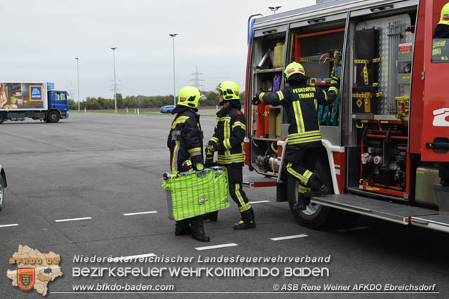 20191012 Abschnittsbung bei der Firma Hofer KG in Trumau  Foto: ASB Rene Weiner AFKDO Ebreichsdorf