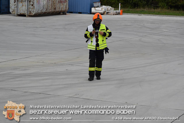 20191012 Abschnittsbung bei der Firma Hofer KG in Trumau  Foto: ASB Rene Weiner AFKDO Ebreichsdorf