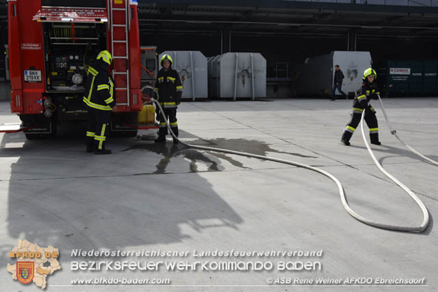 20191012 Abschnittsbung bei der Firma Hofer KG in Trumau  Foto: ASB Rene Weiner AFKDO Ebreichsdorf