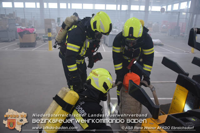 20191012 Abschnittsbung bei der Firma Hofer KG in Trumau  Foto: ASB Rene Weiner AFKDO Ebreichsdorf