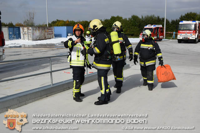 20191012 Abschnittsbung bei der Firma Hofer KG in Trumau  Foto: ASB Rene Weiner AFKDO Ebreichsdorf