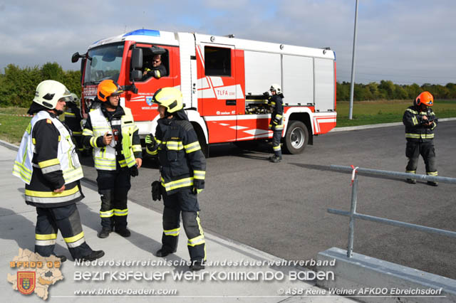 20191012 Abschnittsbung bei der Firma Hofer KG in Trumau  Foto: ASB Rene Weiner AFKDO Ebreichsdorf