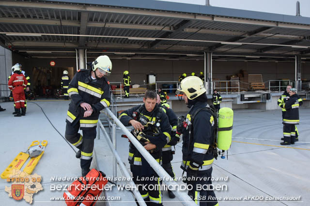 20191012 Abschnittsbung bei der Firma Hofer KG in Trumau  Foto: ASB Rene Weiner AFKDO Ebreichsdorf