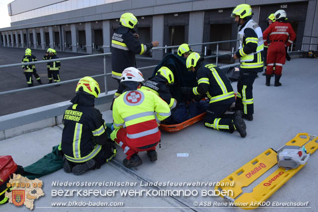 20191012 Abschnittsbung bei der Firma Hofer KG in Trumau  Foto: ASB Rene Weiner AFKDO Ebreichsdorf