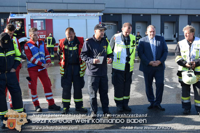 20191012 Abschnittsbung bei der Firma Hofer KG in Trumau  Foto: ASB Rene Weiner AFKDO Ebreichsdorf