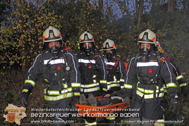 20191109 Unterabschnittsbung in Schranawand  Foto: Hubert Wagner