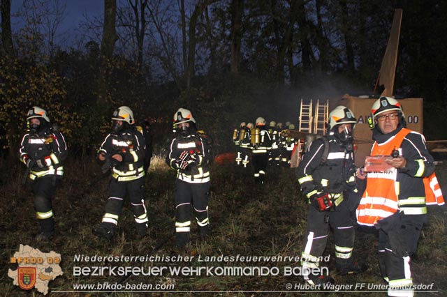 20191109 Unterabschnittsbung in Schranawand  Foto: Hubert Wagner