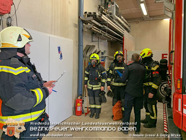 20200229 4 Feuerwehren absolvierten Ausbildungsprüfung Atemschutz in Baden  Fotos: Natalie Grassl & Georg Mrvka