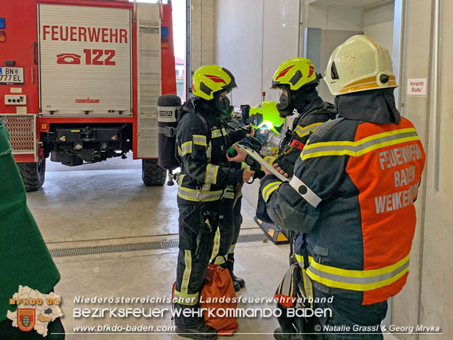 20200229 4 Feuerwehren absolvierten Ausbildungsprüfung Atemschutz in Baden  Fotos: Natalie Grassl & Georg Mrvka