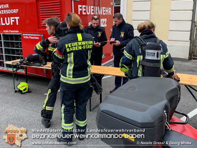 20200229 4 Feuerwehren absolvierten Ausbildungsprüfung Atemschutz in Baden  Fotos: Natalie Grassl & Georg Mrvka