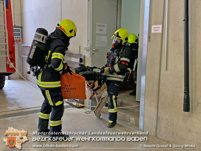 20200229 4 Feuerwehren absolvierten Ausbildungsprüfung Atemschutz in Baden  Fotos: Natalie Grassl & Georg Mrvka