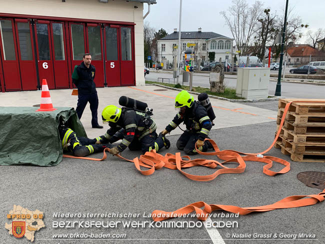 20200229 4 Feuerwehren absolvierten Ausbildungsprüfung Atemschutz in Baden  Fotos: Natalie Grassl & Georg Mrvka