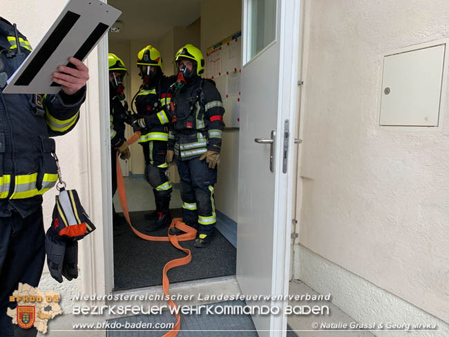 20200229 4 Feuerwehren absolvierten Ausbildungsprüfung Atemschutz in Baden  Fotos: Natalie Grassl & Georg Mrvka