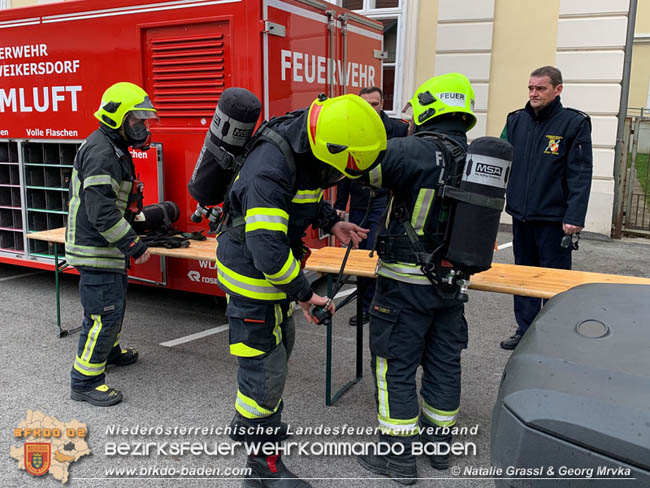 20200229 4 Feuerwehren absolvierten Ausbildungsprüfung Atemschutz in Baden  Fotos: Natalie Grassl & Georg Mrvka